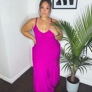 Plus Women's Maxi Dress